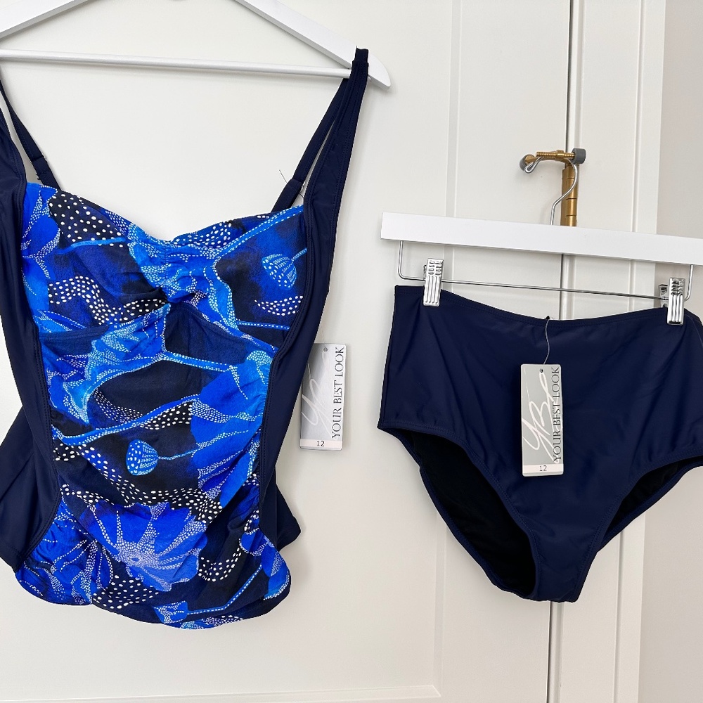 NWT women's two piece swimsuit (size 12)
